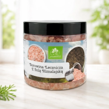 Borowina lecznicza z solą himalajską – naturalny okład leczniczy i kosmetyczny